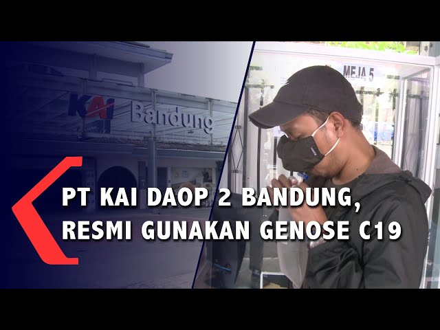 Di Stasiun KA Bandung Deteksi Covid-19 Menggunakan GeNose C-19