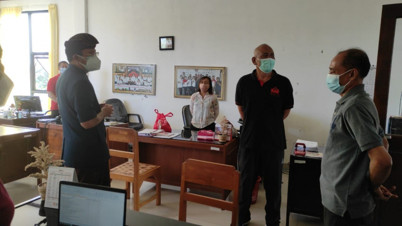 Sekda Suyasa Pantau Pelaksanaan WFH - WFO di Lingkup SKPD