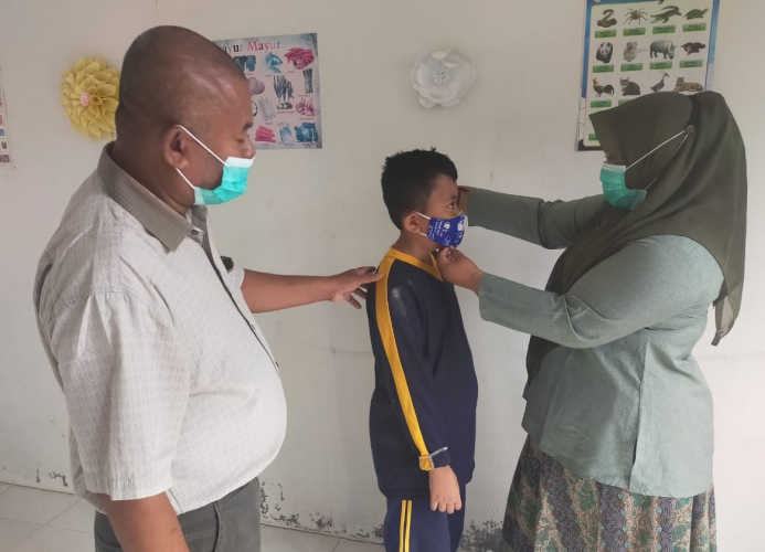 BTM Anak-anak Disabiltas Aceh Utara Di Tengah Pandemi