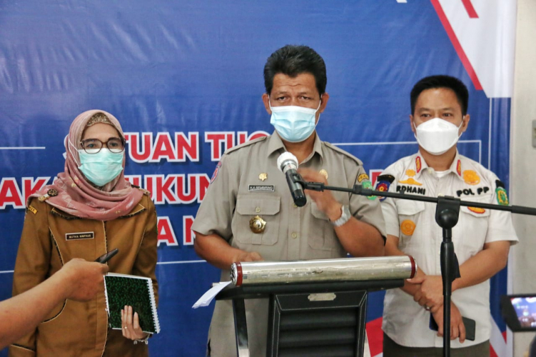 Imbau Disiplin Prokes, Satgas Covid-19 Kota Medan Sampaikan Data Covid-19 di Medan