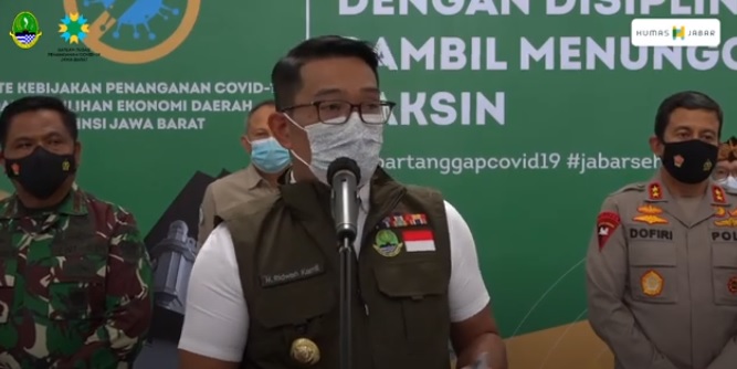 Percepat Vaksinasi di Jabar, Ridwan Kamil Minta Bantuan Kemenhub