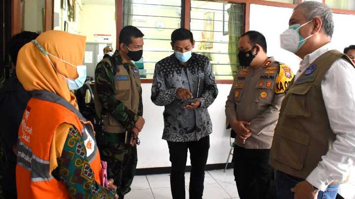 Terima Kunjungan Tim BNPB,  Wali Kota Kediri: Integrasi Jadi Salah Satu Kunci Penanganan Covid-19