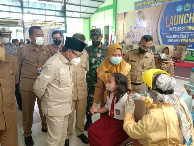 Pemkot Malang Launching Vaksinasi Anak, Target Awal Januari Rampung 76 Ribu Sasaran