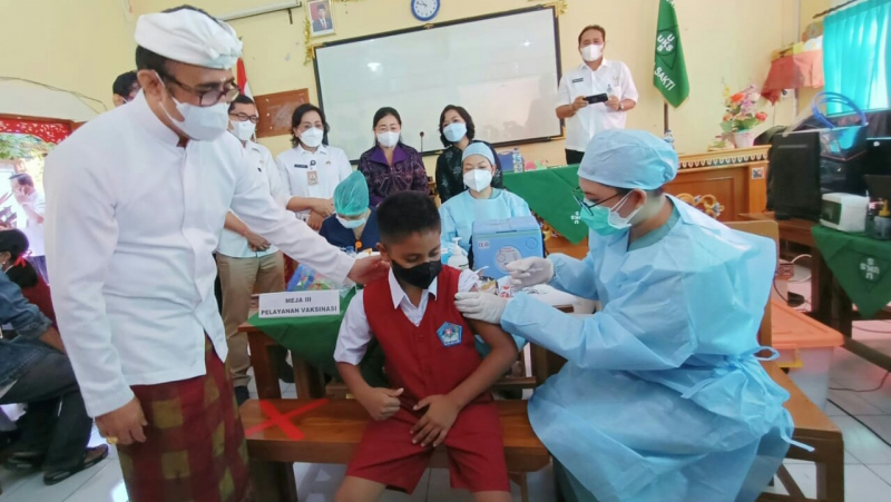 84.355 Orang Anak di Bali Telah Mendapat Vaksin COVID-19