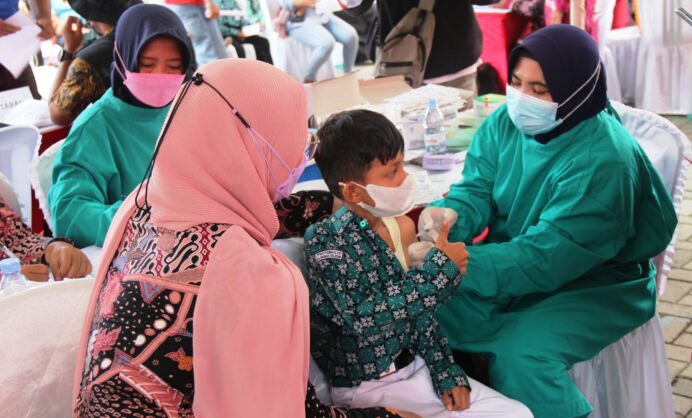 Percepat Vaksinasi, Binda Jateng Kembali Gelar Vaksinasi bagi Anak Usia 6-11 Tahun di Kendal